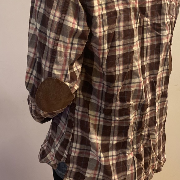 Pink and Purple Plaid Shirt - Picture 4 of 6